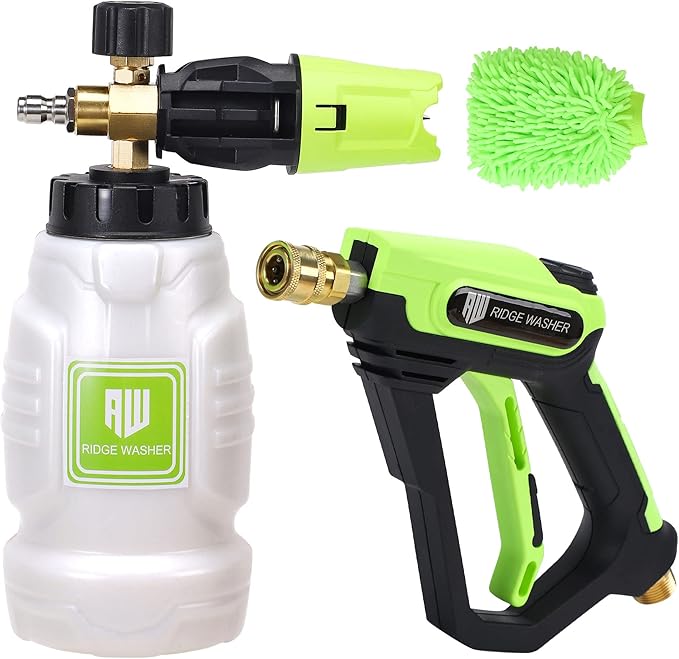 RIDGE WASHER Pressure Washer Gun with Foam Cannon